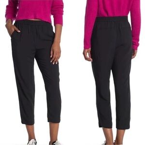 Madewell Black Dolphin Hem Track Trousers, size M